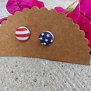 Handmade Patriotic Earrings